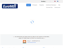 Tablet Screenshot of euromat.gr