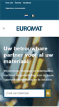 Mobile Screenshot of euromat.be