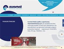 Tablet Screenshot of euromat.net.pl
